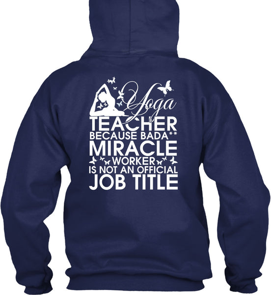 Yoga Teacher T Shirt, Miracle Worker T Shirt