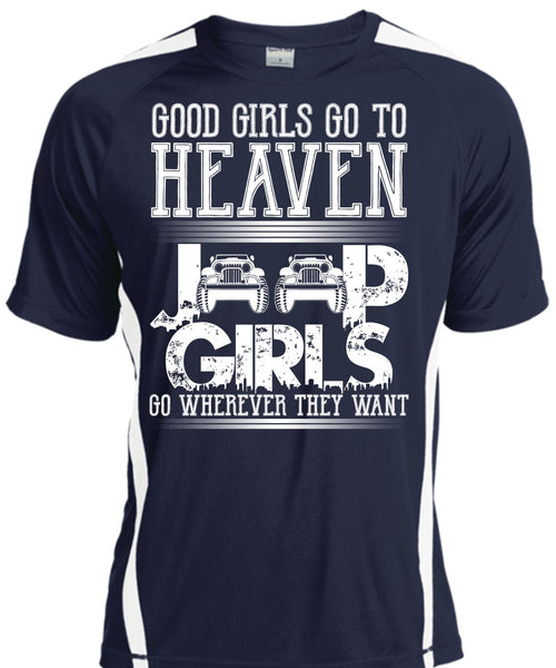 Good Girls Go To Heaven Jeep Girls T Shirt, Being A Driver T Shirt, Cool Shirt