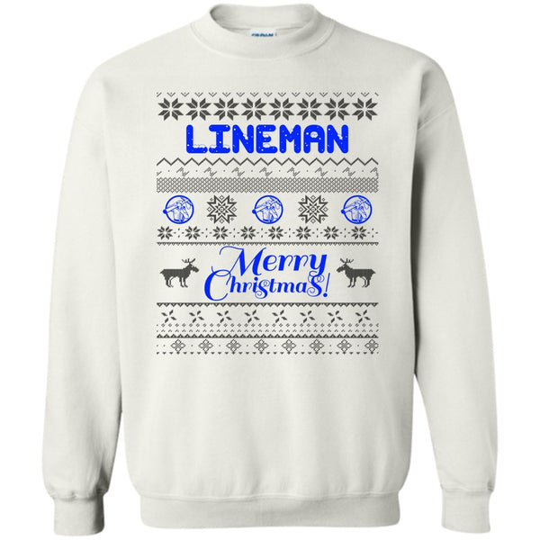 Gift For Merry Christmas T Shirt, Lineman Merry Christmas Sweatshirt
