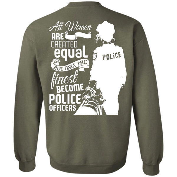 Become Police Officer T Shirt, I Love Police Sweatshirt