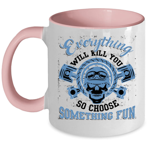 Cool Gift For Biker Coffee Mug, Awesome Riding Accent Mug