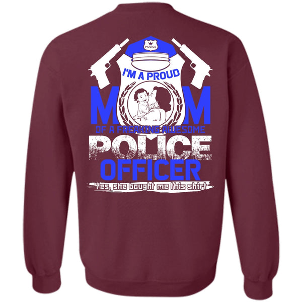 Awesome Police Officer T Shirt, I Love Police Sweatshirt