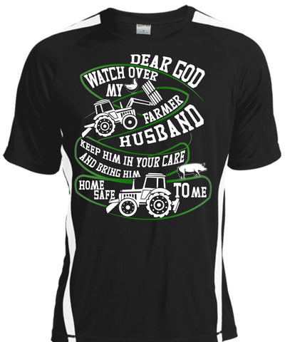 A black t-shirt with the shopify logo