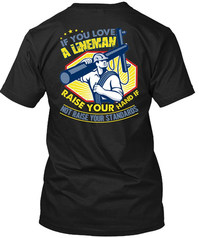 A black t-shirt with the shopify logo