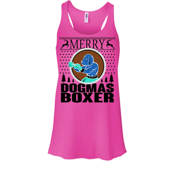 Merry Dogmas Boxer T Shirt, Cool Dog Lover T Shirt, Awesome t-shirts