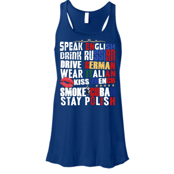 Speak English T Shirt, Drink Russian T Shirt, Cool T Shirt