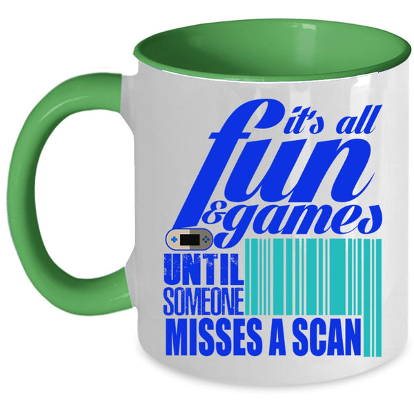 I Love Games Coffee Mug, It's All Fun And Games Accent Mug