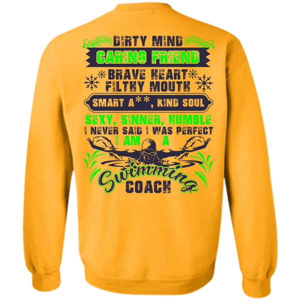 I Love Swimming T Shirt, I Am A Swimming Coach Sweatshirt