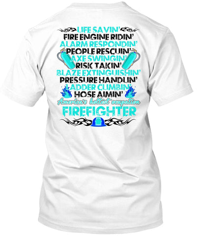 A black t-shirt with the shopify logo