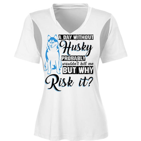 A Day Without Husky T Shirt, I Love Dog T Shirt, Awesome T-Shirts