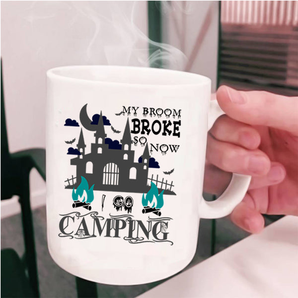 Outdoor Activity Coffee Mug, I Go Camping Cup