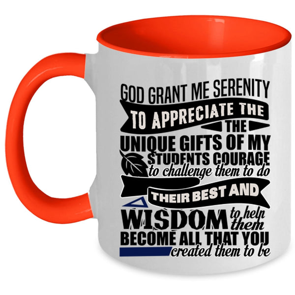 Cool Teachers Coffee Mug, Gifts Of My Students Accent Mug