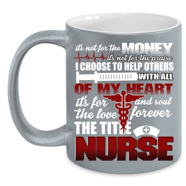 The Title Nurse Coffee Mug, Cute Gift For Nurses Coffee Cup
