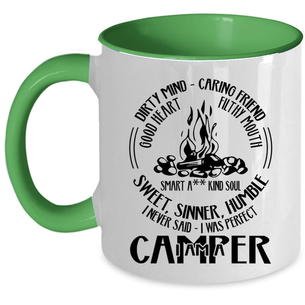 Cool Gift For Camper Coffee Mug, I Am A Camper Accent Mug