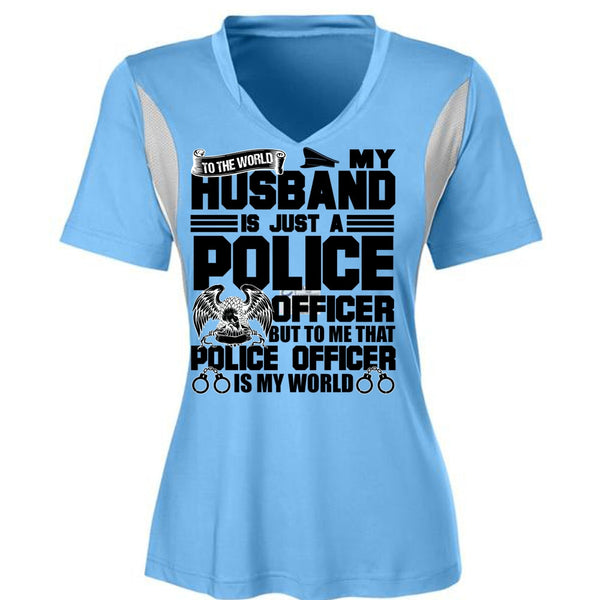 My Husband Is Just A Police Officer T Shirt, I Love Police T Shirt, Awesome T-Shirts