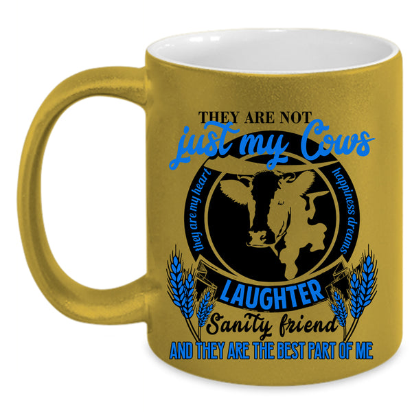 They Are My Heart Coffee Mug, They Are Not Just My Cows Accent Mug