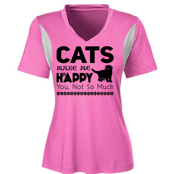 Cats Make Me Happy T Shirt, I Love Cat T Shirt, Cool Pets T Shirt