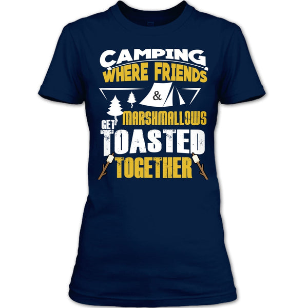 Camping T Shirt, where Friends Marshmalows T Shirt
