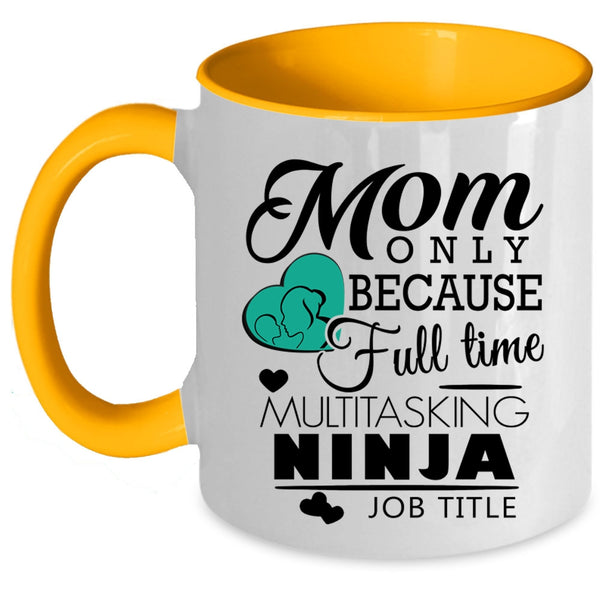 Cute Mom Coffee Mug, I'm A Proud Mom Of An Awesome Actuary Accent Mug