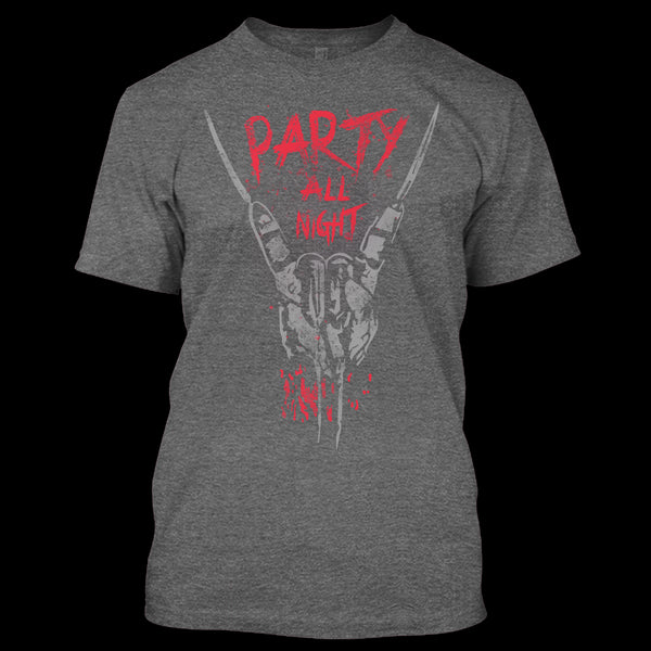 A black t-shirt with the shopify logo