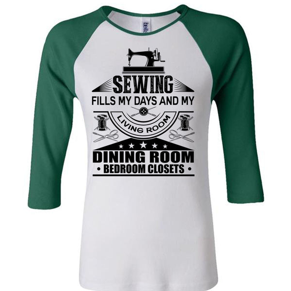 Sewing Fills My Days T Shirt, I Love Book T Shirt, Awesome T-Shirts