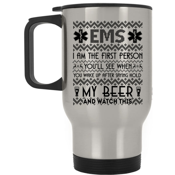 Christmas Gift For Nurses Travel Mug, EMS Mug