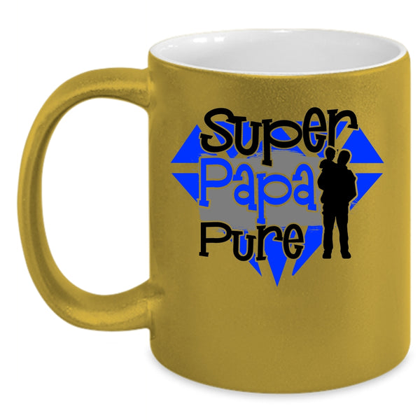 Awesome Dad Coffee Mug, Cool Papa Pure Accent Mug