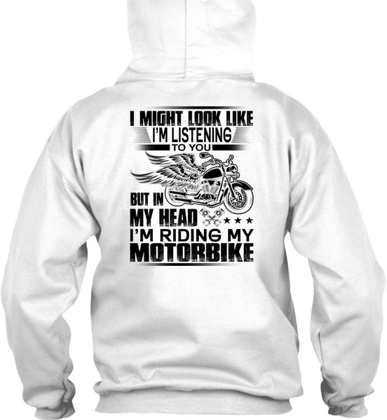 I'm Riding My Motorbike T Shirt, I Love Biker T Shirt