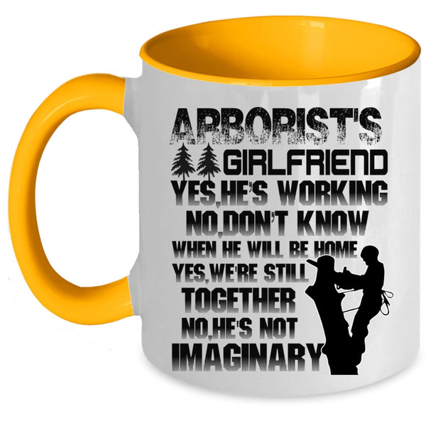 Cool Couple Coffee Mug, Arborist's Girlfriend Accent Mug