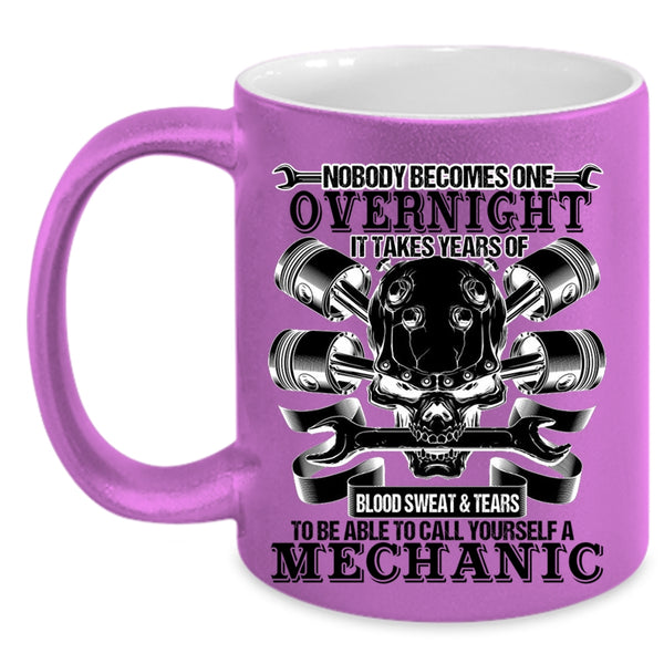 Cool Mechanics Coffee Mug, To Be Able To Call Yourself A Mechanic Accent Mug