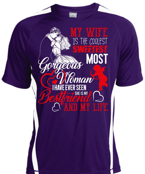 My Wife Is The Coolest T Shirt, She Is My Best Friend T Shirt, Cool Shirt