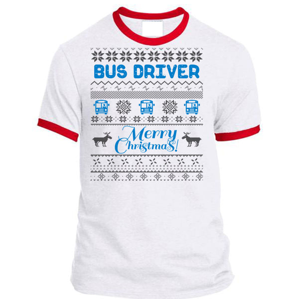 Bus Driver Merry Christmas T Shirt, I Love Driving T Shirt, Awesome T-Shirts