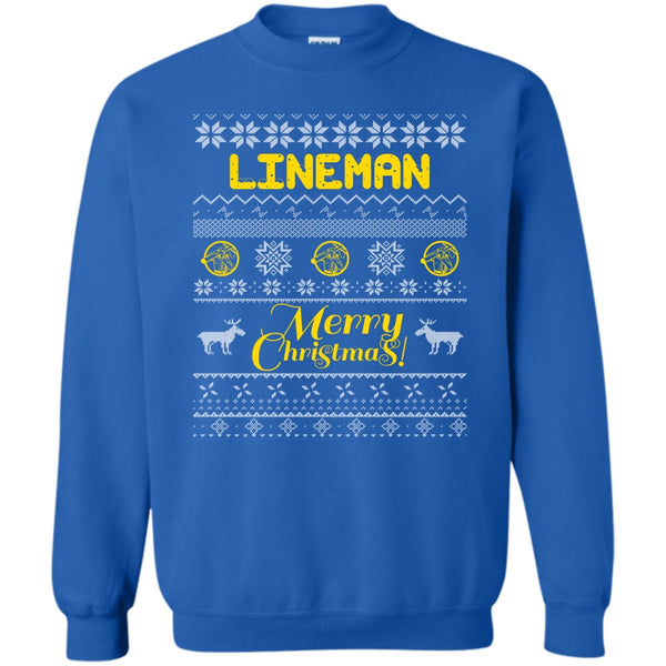 Coolest Lineman T Shirt, Gift For Merry Christmas Sweatshirt