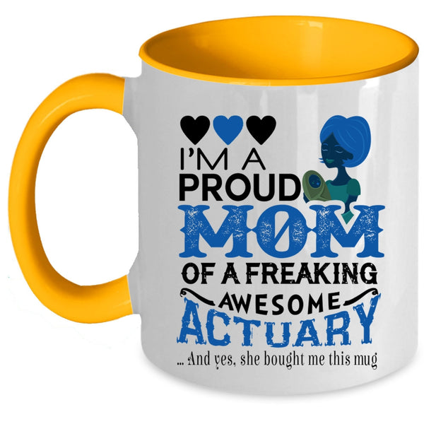 My Family Coffee Mug, Dad Of The Mom Of The Twins Accent Mug