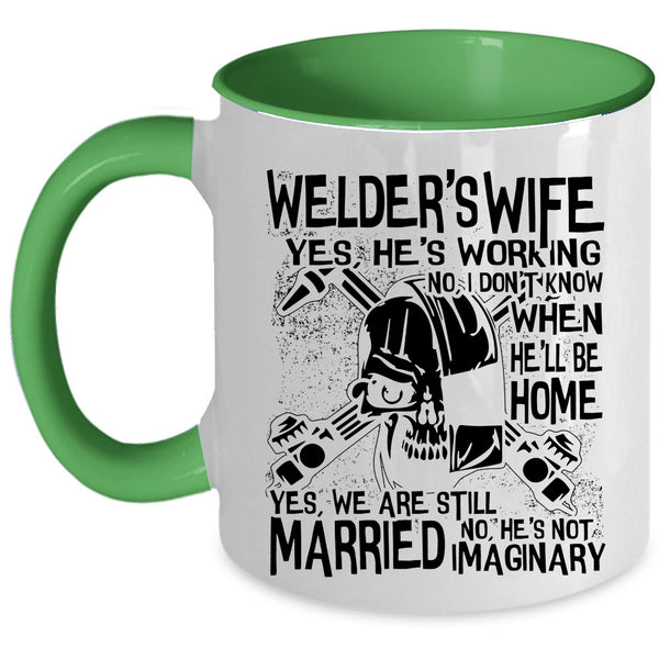 Cool Welder's Wife Coffee Mug, Welder's Wife Accent Mug