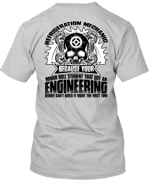 Refrigeration Mechanic T Shirt, I Love Mechanic T Shirt