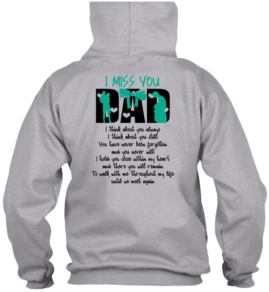 I Miss You Dad T Shirt, I Love Dad T Shirt