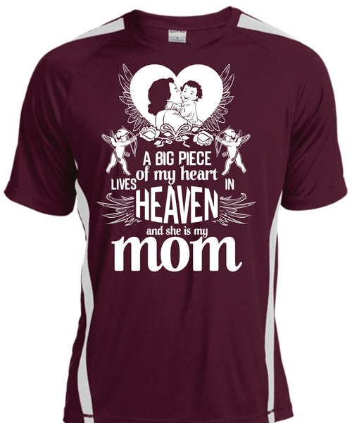 She Is My Mom T Shirt, Lives Heaven T Shirt, Cool Shirt