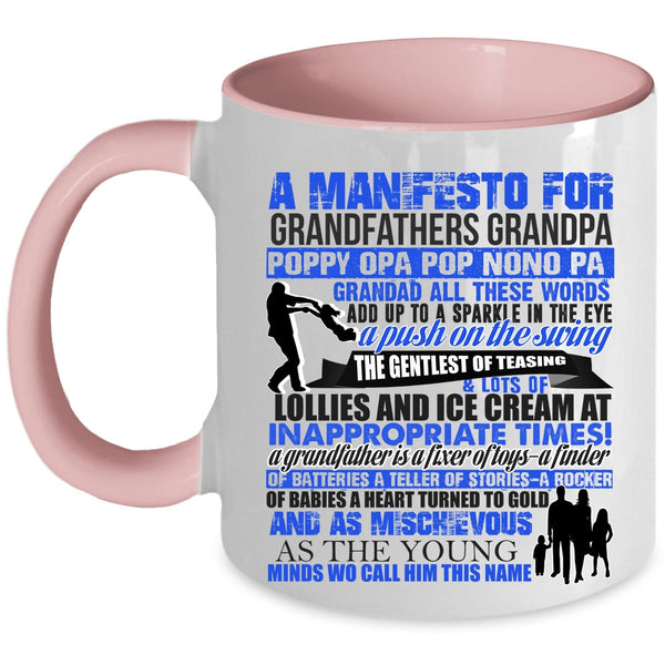 Cool Gift For Grandpa Coffee Mug, Grandfathers Accent Mug
