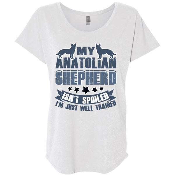 My Anatolian Shepherd Isn't Spoiled T Shirt, I Love My Dog T Shirt, Awesome T-Shirts