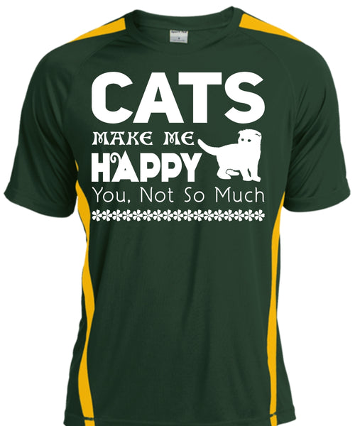 Cats Make Me Happy T Shirt, My Pets T Shirt, My Favorite T Shirt