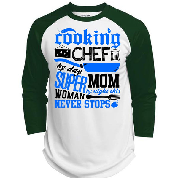 Cooking Chef By Day T Shirt, I Love Chef T Shirt, Awesome T-Shirts  (Polyester Game Baseball Jersey)