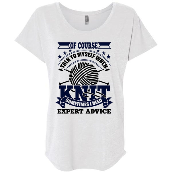 I Talk To Myself When I Knit T Shirt, I Love Knit T Shirt, Awesome T-Shirts