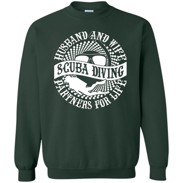 Scuba Diving Partners For Life T Shirt, Coolest Scuba Diver Sweatshirt