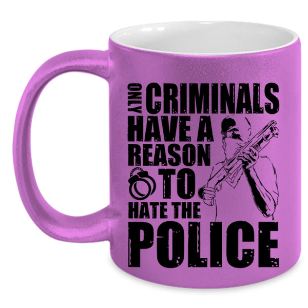 Funny Gift For Police Coffee Mug, Police Officer Accent Mug