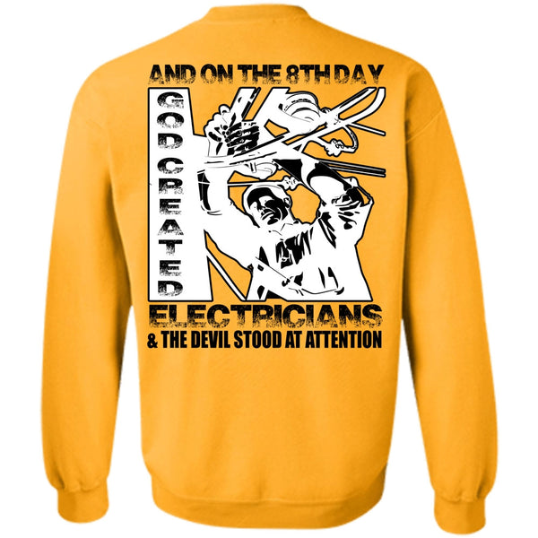 I Love Electrician T Shirt, God Created Electricians Sweatshirt