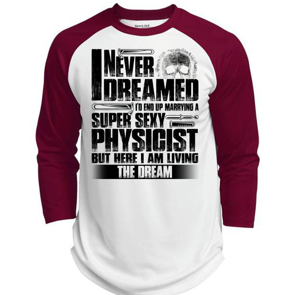 Marrying A Physicist T Shirt, I Love Physicist T Shirt, Awesome T-Shirts  (Polyester Game Baseball Jersey)