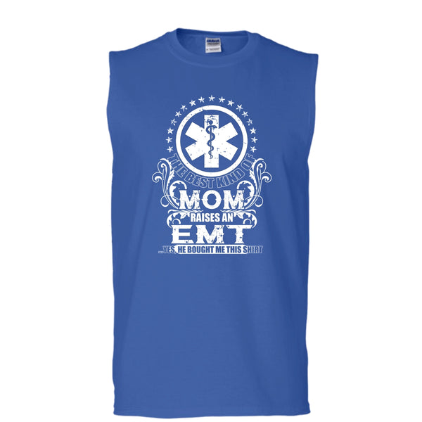 The Best Kind Of Mom T Shirt, Raises An EMT Tank Top (Men's Cotton Sleeveless)