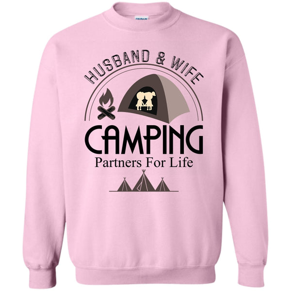 Coolest Camping Couple T Shirt, Husband & Wife Sweatshirt