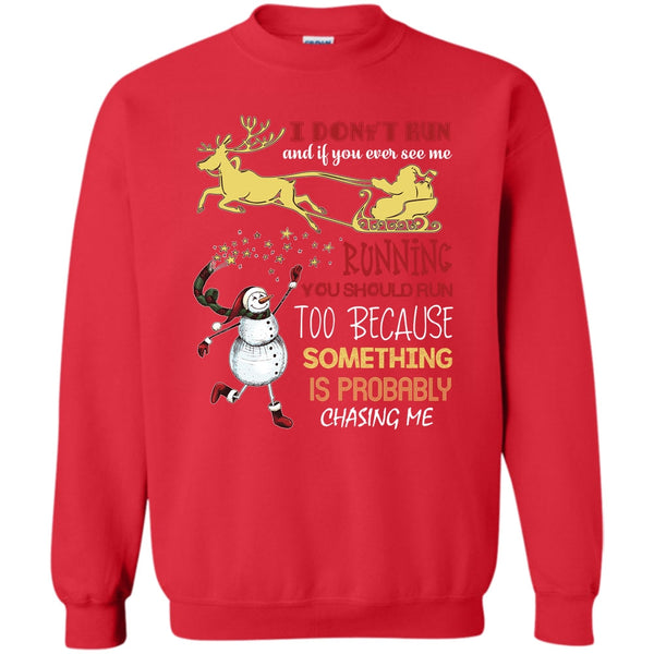 Coolest Merry Christmas Gift T Shirt, I Am A Runner Sweatshirt